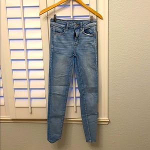 Light blue skinny jeans (American Eagle)